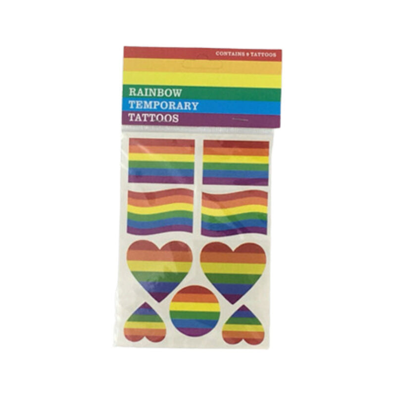 Pride LGBT Flag Tattoos - Tatuajes Temporales de Bandera del Orgullo