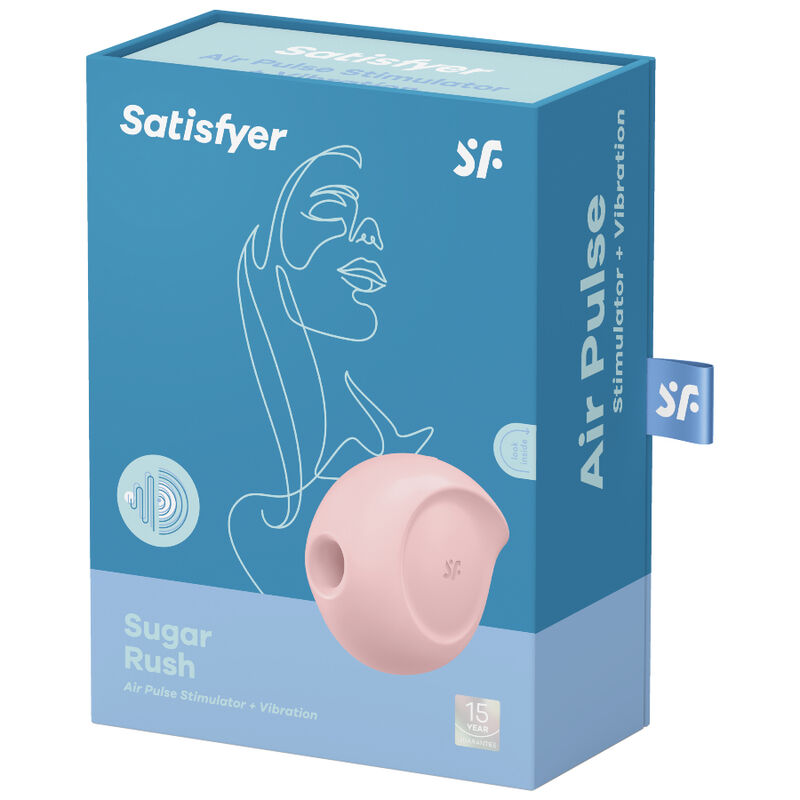 Satisfyer Sugar Rush Air Pulse Stimulator & Vibrator Rosa