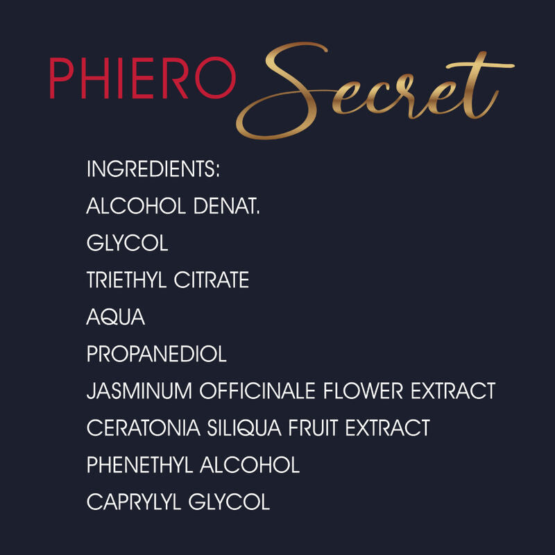 Phiero Secret Perfume Feromonas Naturales 15ml - Rol-on Inodoro