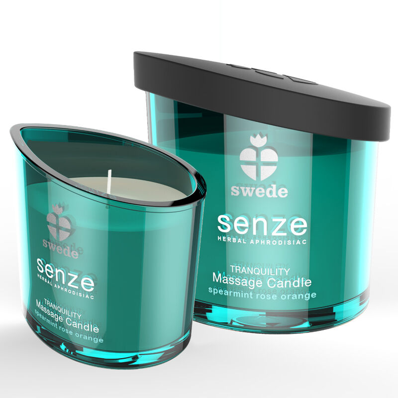 SWEDE Senze Tranquility Massage Candle - Spearmint, Rose, Orange