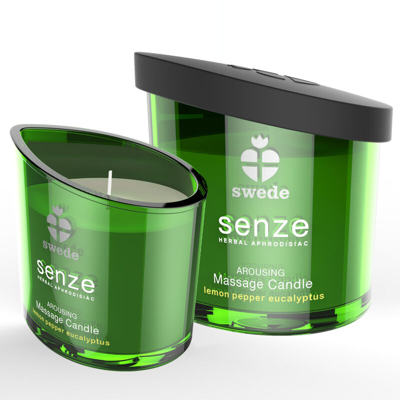 Vela Masaje Aromática SWEDE Senze - Limón, Pimienta y Eucalipto