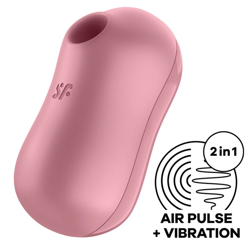 Satisfyer Cotton Candy - Estimulador de Aire Pulsante y Vibrador Rosa