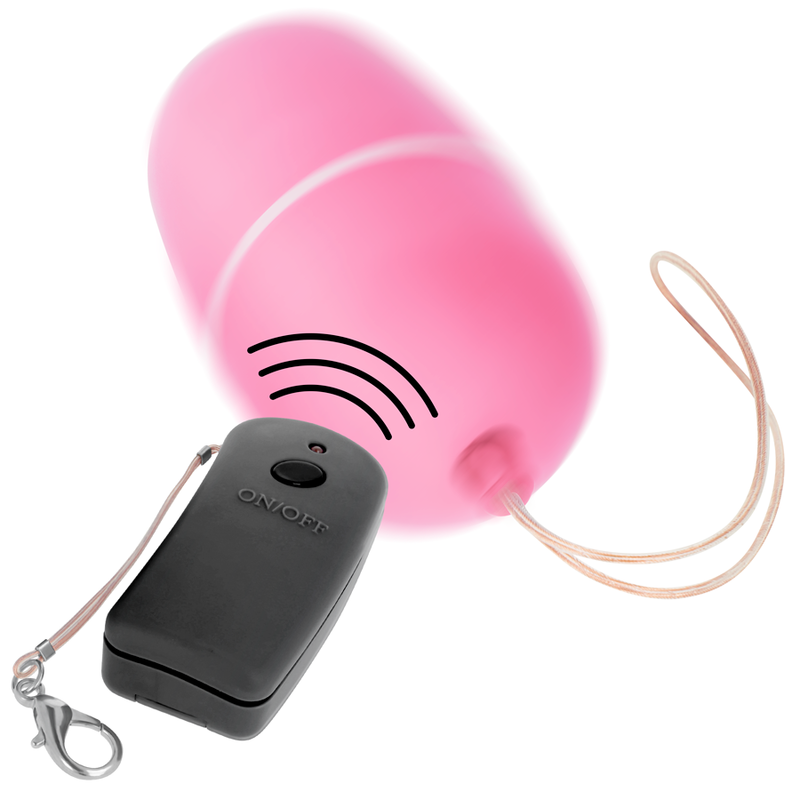 Vibrador Huevo Controlado por Mando a Distancia Rosa