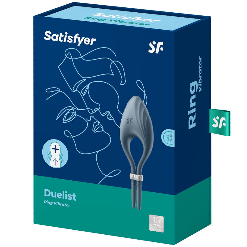 Satisfyer Ring Duelist - Anillo Vibrador Ajustable en Silicona