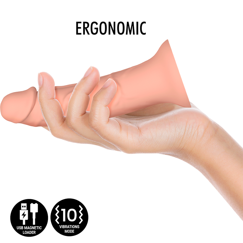 Mythology Asher Original Dildo S - Compatible WatchMe Wireless
