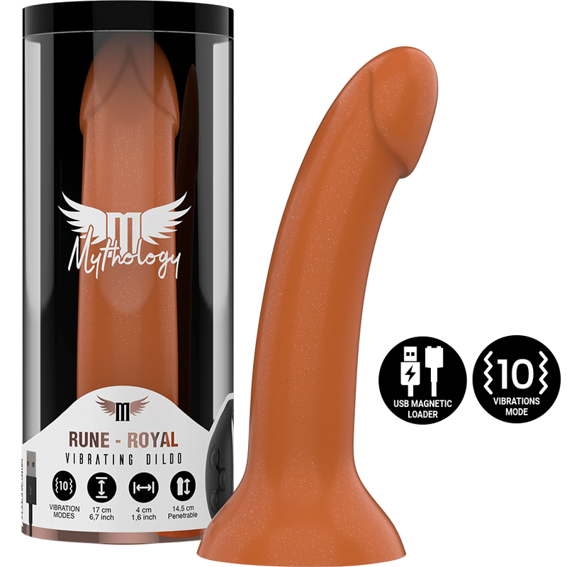 Mythology Rune Royal Dildo M - Vibrador con Tecnología Wireless WatchMe