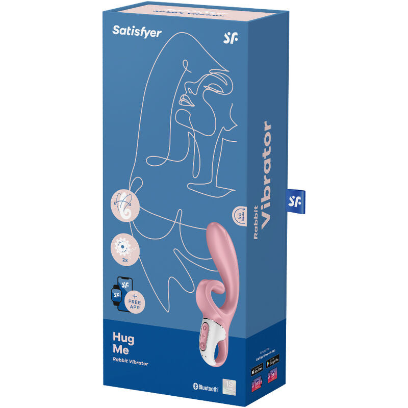 Satisfyer Hug Me Rabbit Vibrator App Pink - Vibrador Conectado
