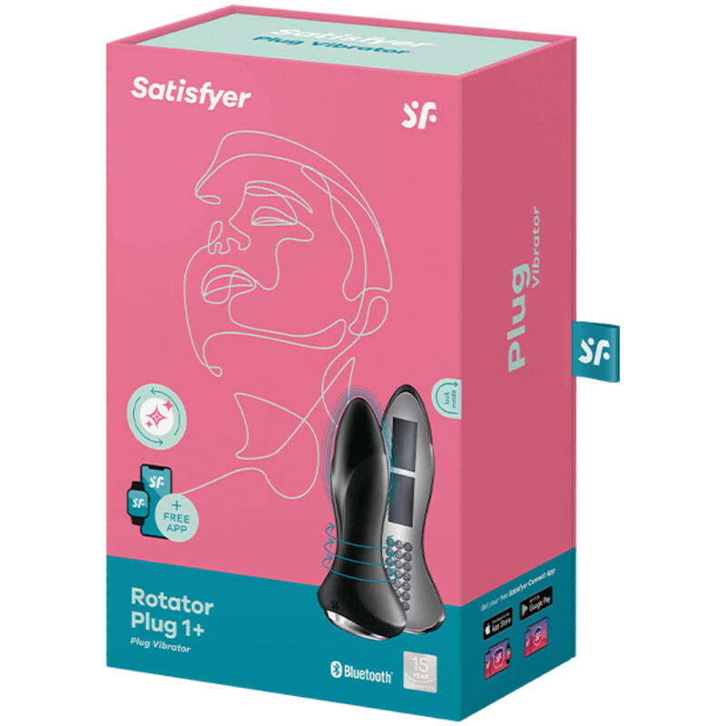 Satisfyer Rotator Plug 1 Connect - Vibrador Anal con App Bluetooth