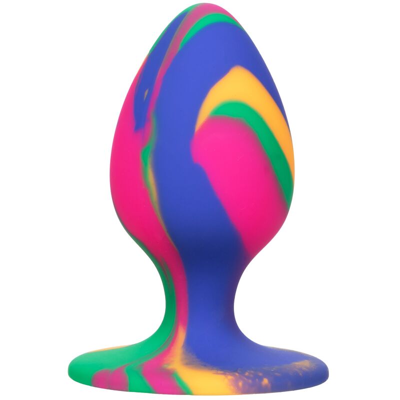 CalExotics Cheeky Medium Plug Anal Tie-Dye con Ventosa