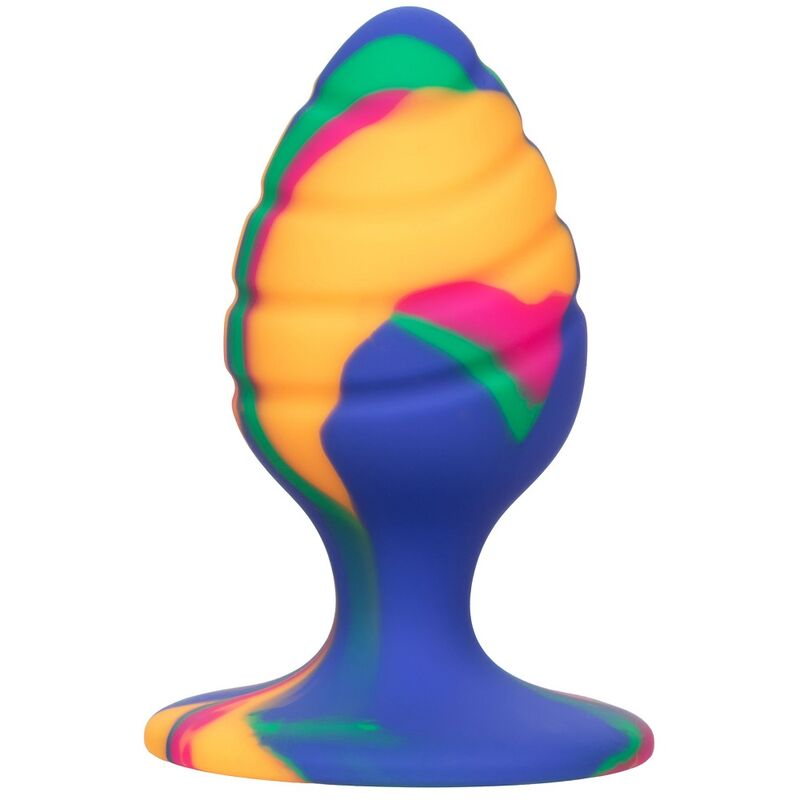 Cheeky Medium Swirl Anal Plug - Silicona Flexible CalExotics