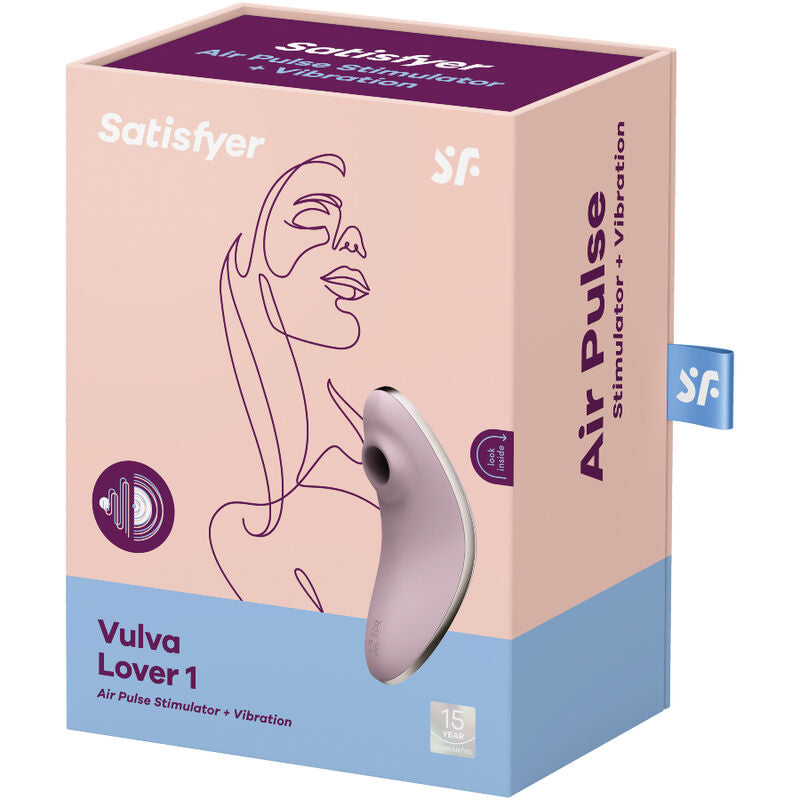 Satisfyer Vulva Lover 1 - Estimulador Air Pulse y Vibrador Violeta