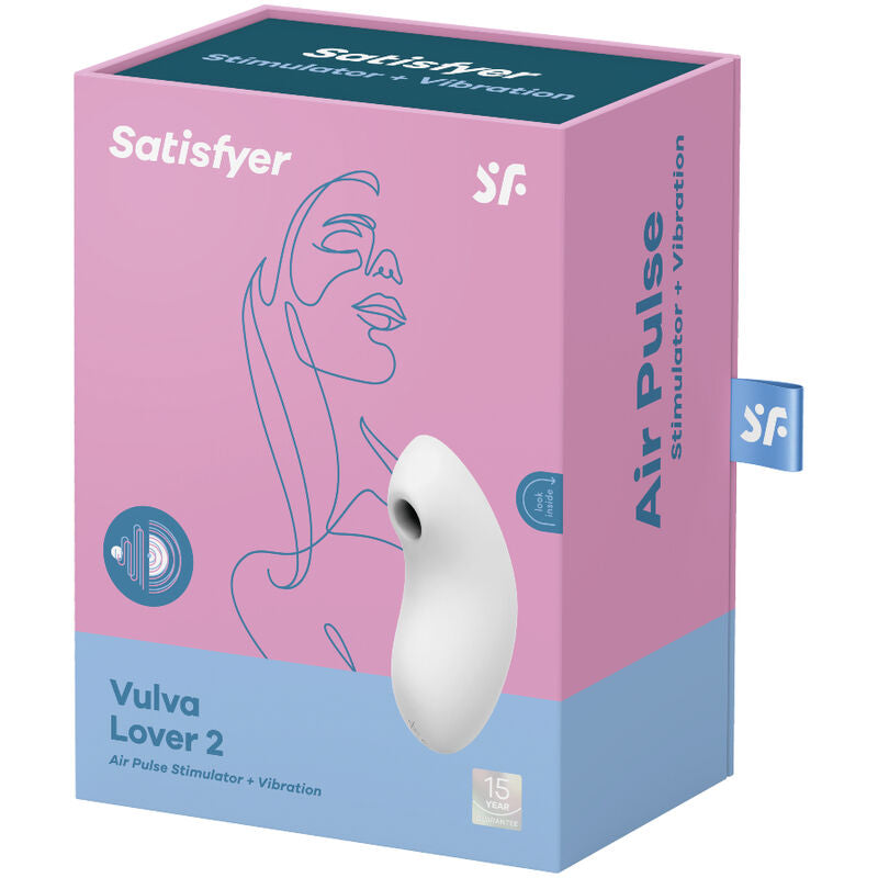 Satisfyer Vulva Lover 2 - Estimulador de Aire Pulsátil y Vibrador