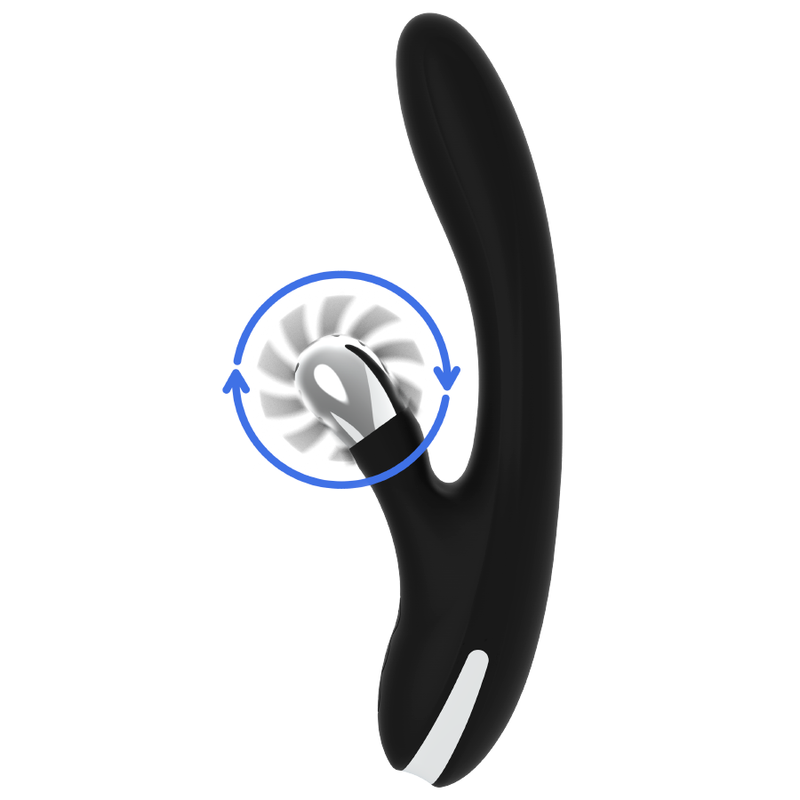 BLACK&SILVER Bunny Grimm Wave Function - Vibrador Rotatorio