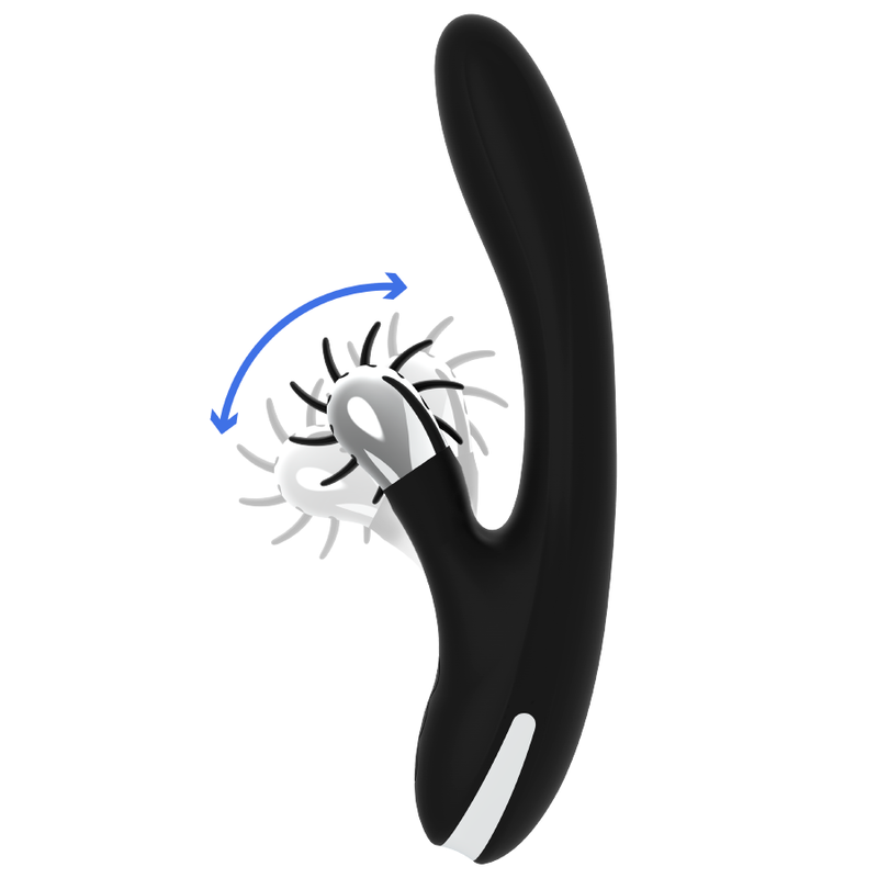 BLACK&SILVER Bunny Grimm Wave Function - Vibrador Rotatorio
