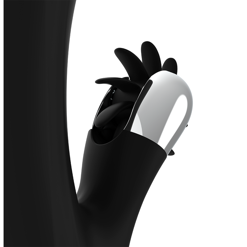 Black&Silver Bunny Johnny - Vibrador Rotativo