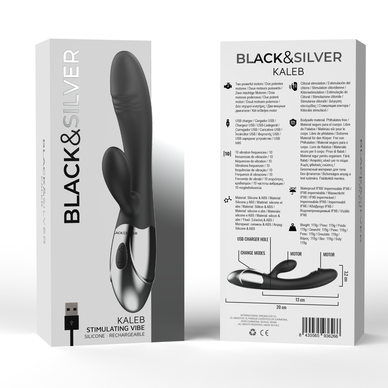 BLACK&SILVER Kaleb Stimulating Vibe