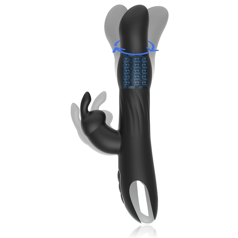 Brilly Glam Moebius Rabbit Vibrator & Rotator con Control Remoto WatchMe