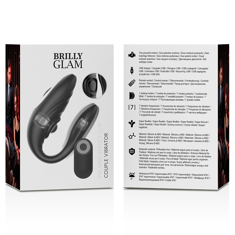 Brilly Glam - Vibrador de Pareja con Control Remoto