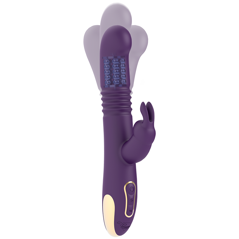 Treasure Bastian Rabbit Up & Down Rotator & Vibrator con Control Remoto WatchMe