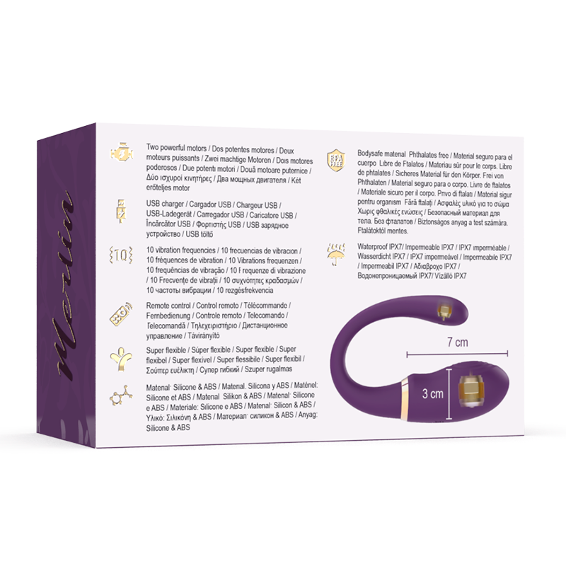 Treasure Merlin Double Couple Vibrator con Control Remoto