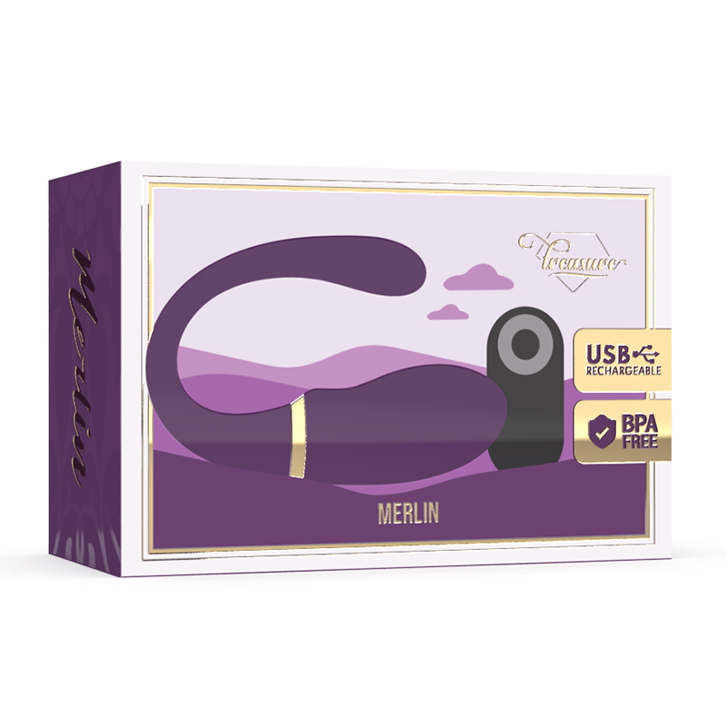 Treasure Merlin Double Couple Vibrator con Control Remoto