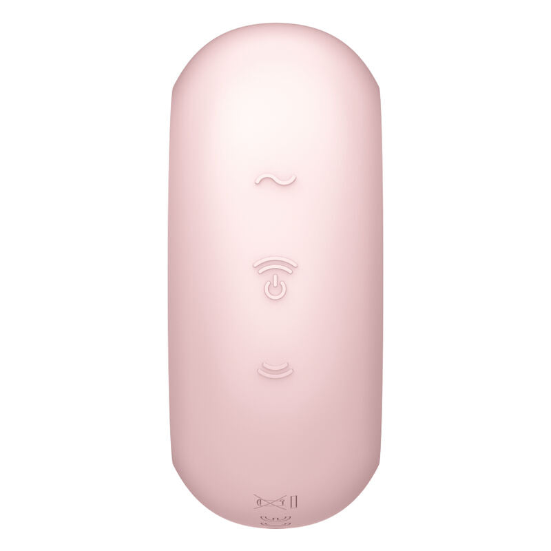 Satisfyer Pro To Go 3 - Estimulador de Aire Pulsante Doble Rosa