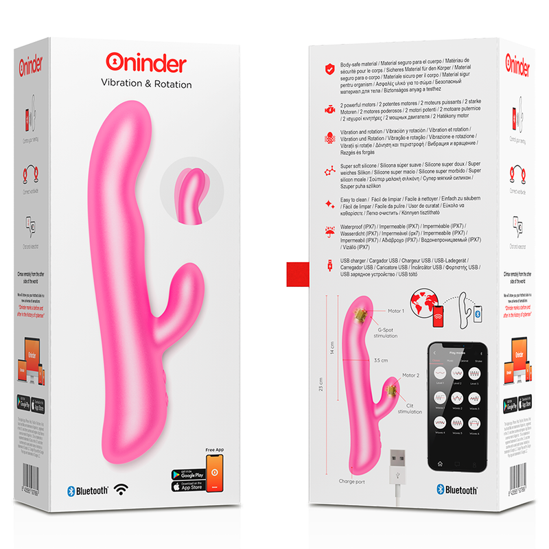 Oninder Oslo - Estimulador con Vibración y Rotación