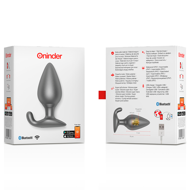 Oninder Rio - Vibrador Anal Controlado por App