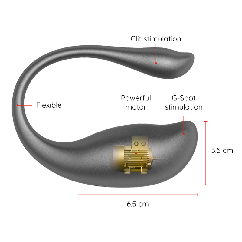 Oninder Nairobi - Huevo Vibrador Inteligente con App Gratuita