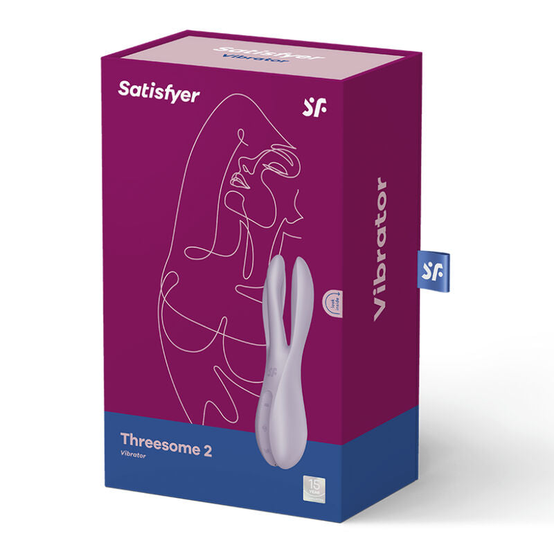 Satisfyer Threesome 2 Vibrator - Estimulador Violet
