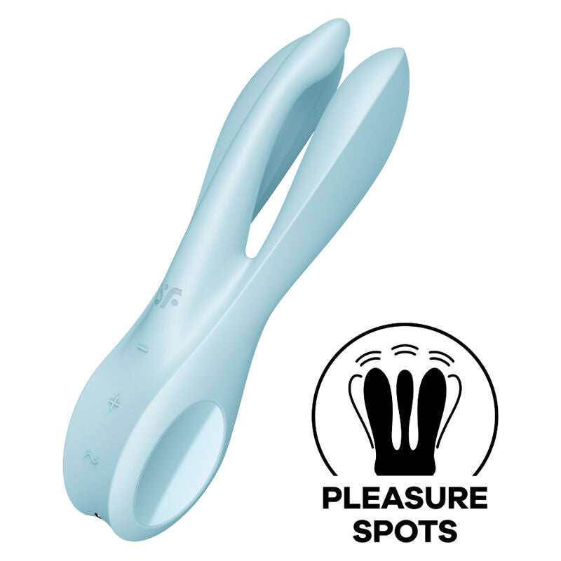 Satisfyer Threesome 1 Vibrator Azul