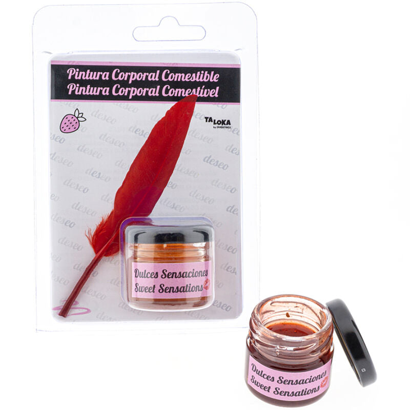 Taloka Strawberry Edible Paint - Pintura Corporal Comestible