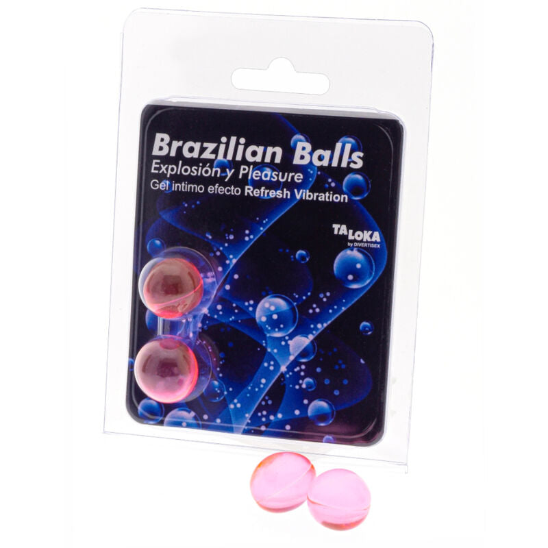 TALOKA Brazilian Balls Refresh - Bolas Vibratiles con Gel Excitante