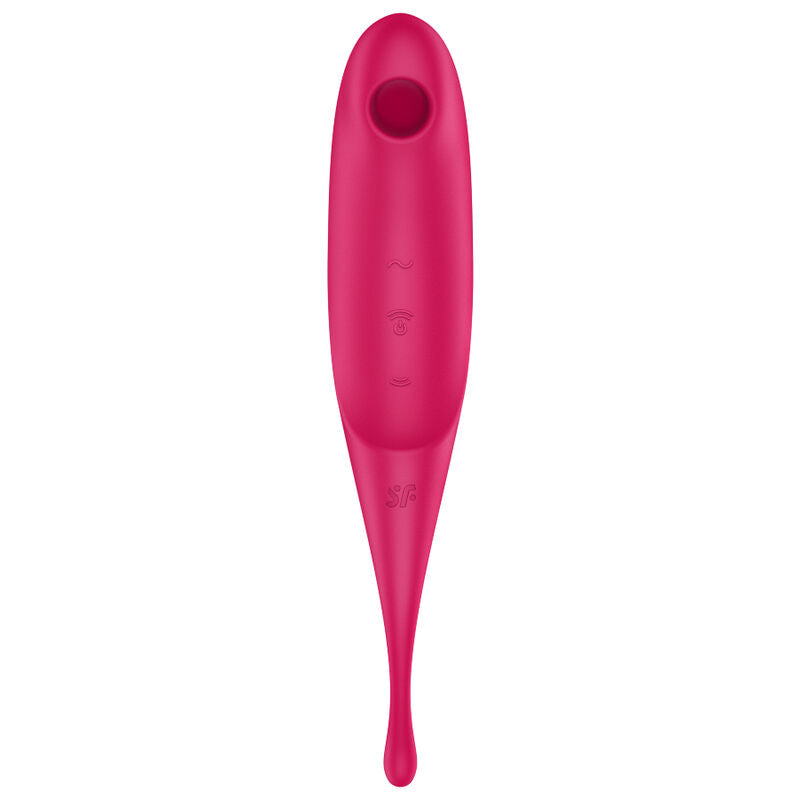 Satisfyer Twirling Pro - Estimulador Air Pulse Híbrido Rojo