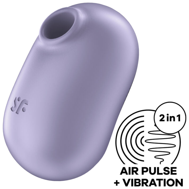 Satisfyer Pro To Go 2 - Estimulador de Doble Pulso de Aire y Vibrador