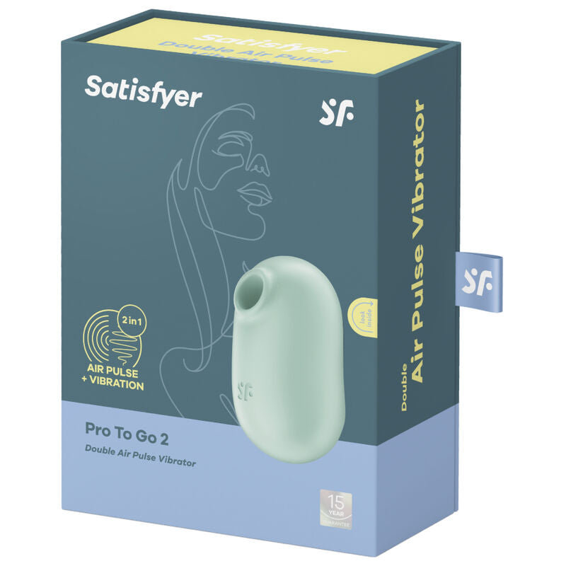Satisfyer Pro To Go 2 - Estimulador Doble con Tecnología Air Pulse