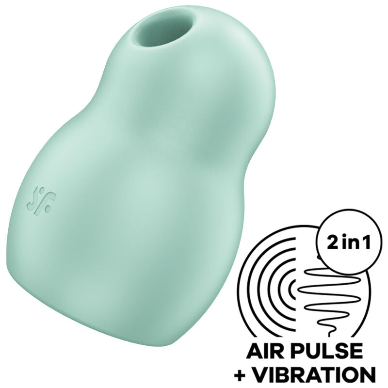 Satisfyer Pro To Go 1 - Estimulador de Clítoris con Doble Tecnología Air Pulse y Vibración