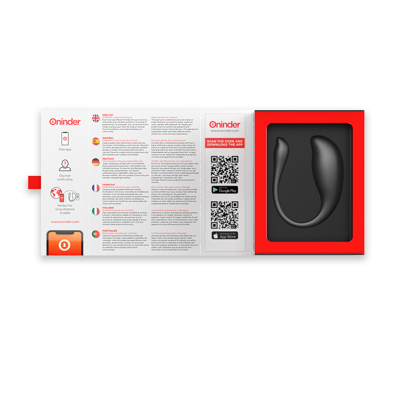 Oninder Nairobi - Huevo Vibrador Inteligente con App Gratuita