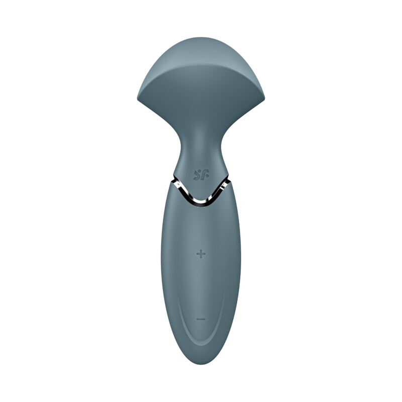 Satisfyer Mini Wand-er Grey - Vibrador Compacto Recargable