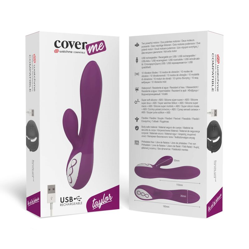 Coverme Taylor Vibrator con Control Remoto WatchMe