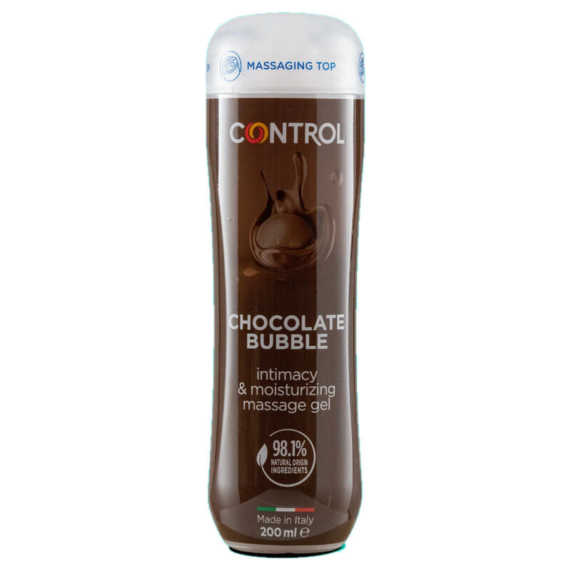 Control Massage Gel 3 en 1 Chocolate Bubble 200 ml