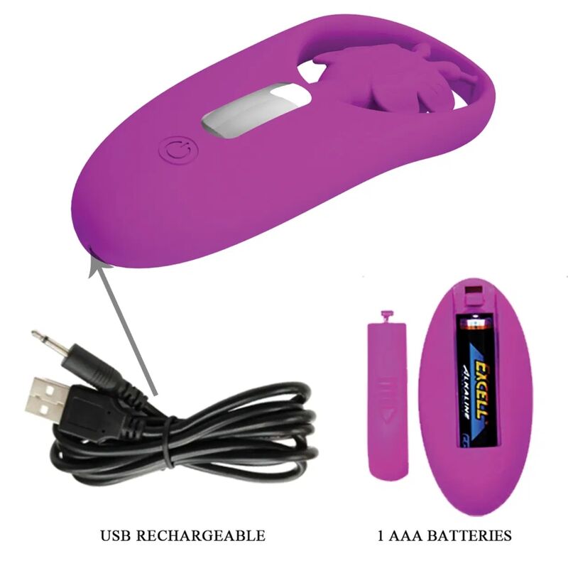 Pretty Love Dancing Butterfly Stimulator con Control Remoto Lila