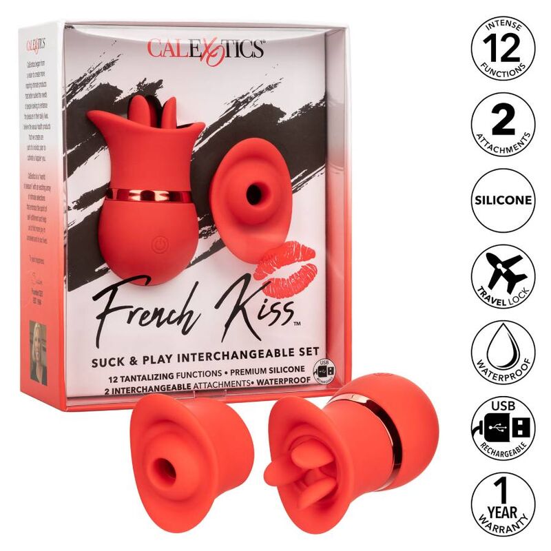 CalExotics French Kiss Suck & Play Set