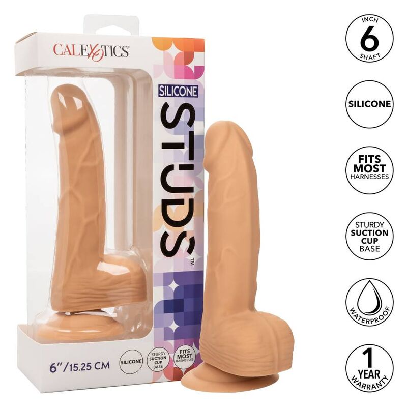 CalExotics Silicone Studs - Dildo de Silicona 15,24 cm