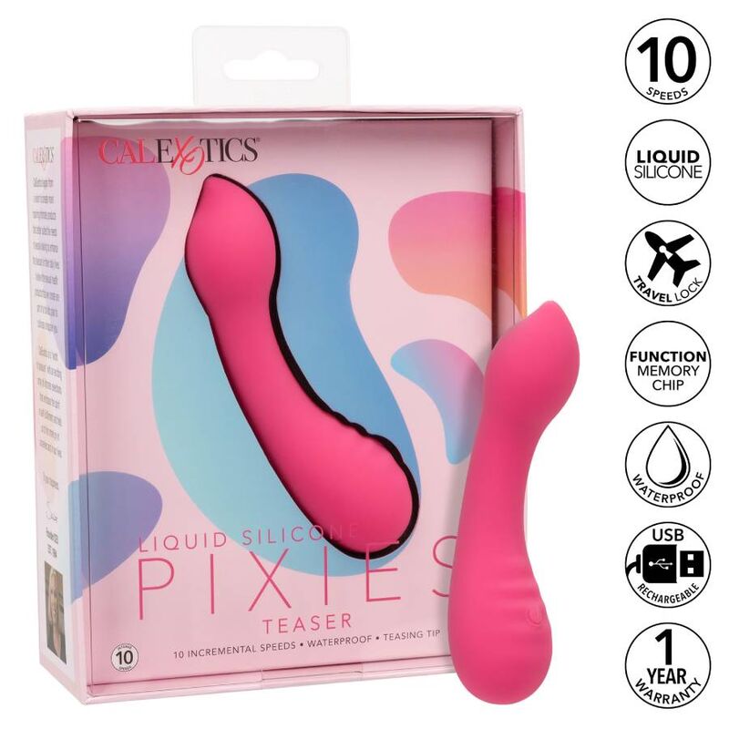 CalExotics Pixies Teaser Pink - Vibrador Compacto