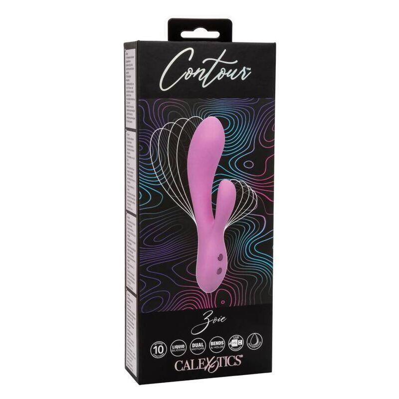 CalExotics Contour Zoie Pink - Vibrador de Diseño Ergonómico