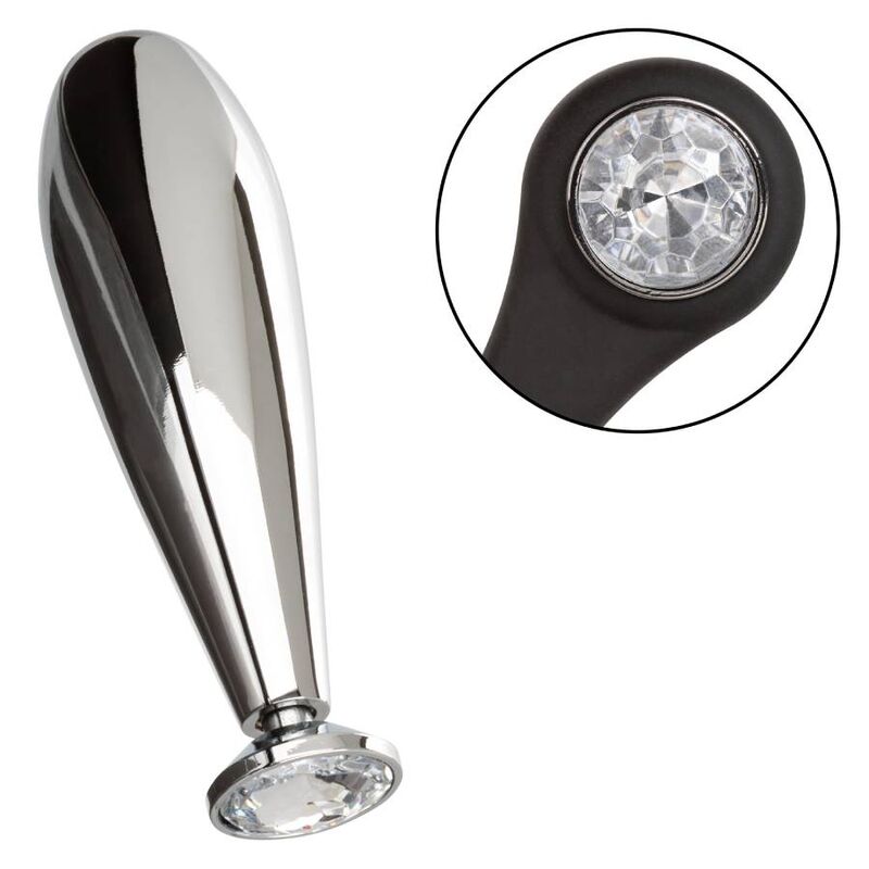 CalExotics Star Fucker Glider Plug - Potenciador Dual de Silicona y Metal