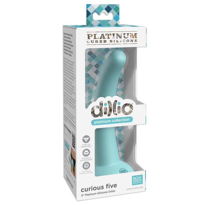 Dillio Curious Five - Dildo Verde 12,7 cm