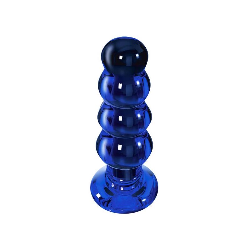TOYJOY Buttocks The Radiant - Plug Anal de Vidrio con Vibración