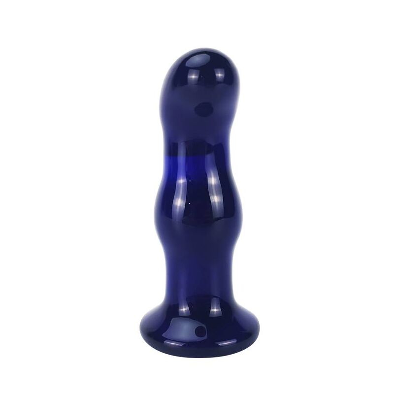 TOYJOY The Gleaming - Plug Anal de Vidrio Vibrante con 5 Modos